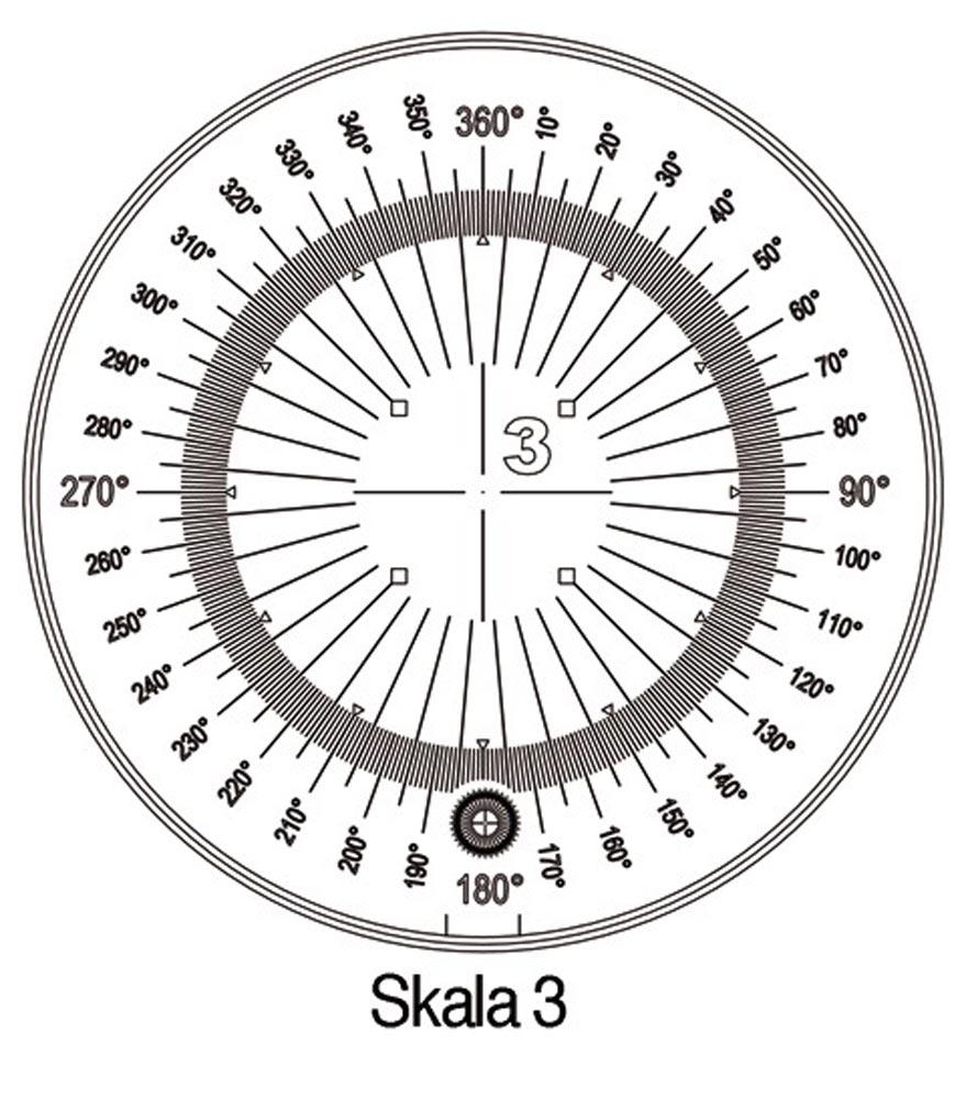 Standlupe Tech-Line Vergrößerung 8x Vario Skala 1, 2, 3, 4, 5 6 teilig