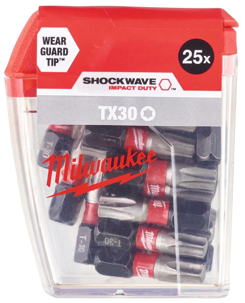 Schlagschrauber-Bit SHOCKWAVE TORX TX30 x 25 mm, 25er Pack