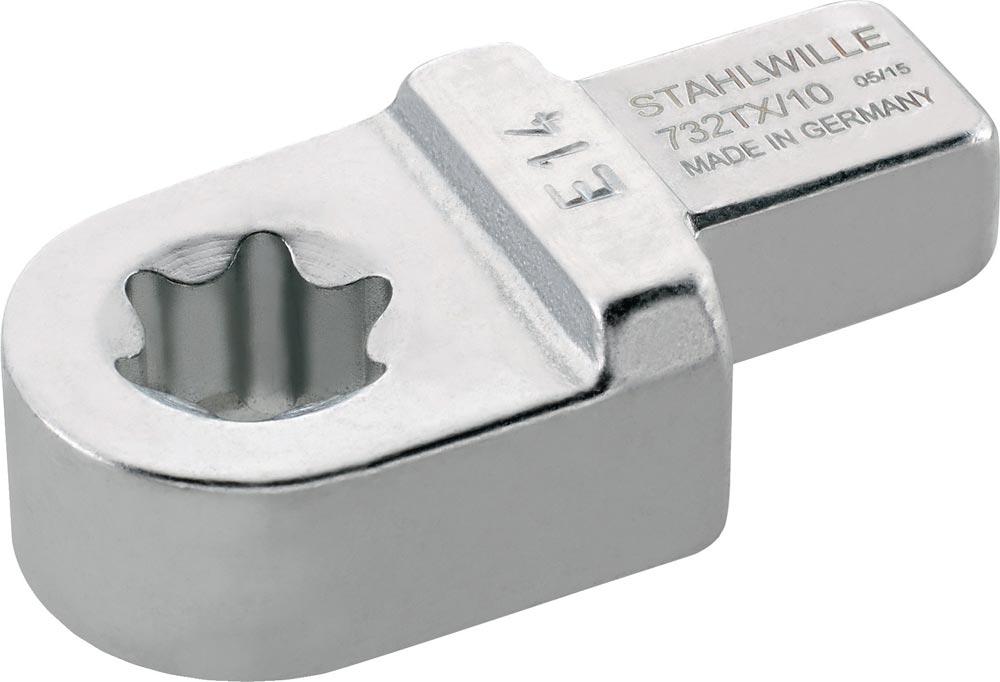 Einsteckwerkzeug 732TX/10 E 12 Schlüsselweite E12 9 x 12 mm Chrom-Alloy-Stahl