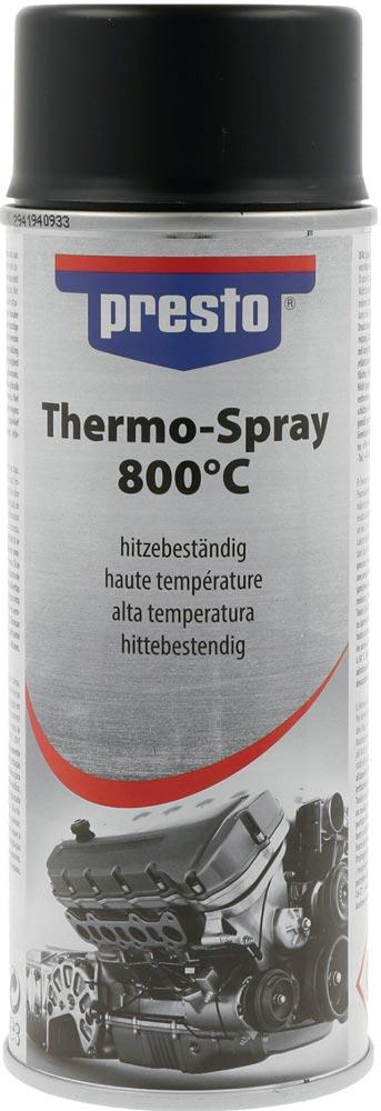 Thermo-Lackspray Profi 800 C schwarz 400 ml Spraydose