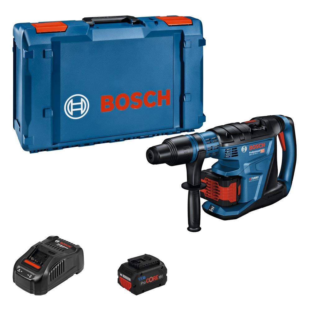 BOSCH Akku-Bohrhammer GBH 18V-40 C (2x5,5Ah XL-BOXX)