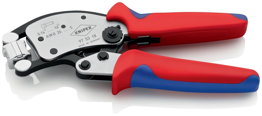 Crimpzange Twistor16 Gesamtlänge 200 mm 0,14 - 16 mm brüniert Mehrkomponenten-Hüllen