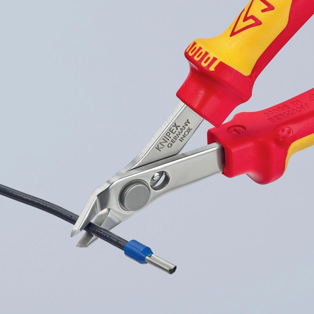 Elektronik-Seitenschneider Electronic Super-Knips® Länge 125 mm Form 0 Facette nein VDE poliert Elektronik-Seitenschneider Electronic Super-Knips® Länge 125 mm Form 0 Facette nein VDE poliert