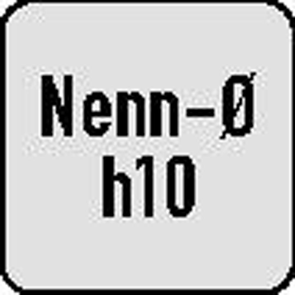 Vollradiusfräser Nenn-Ø 2 mm Einsatzlänge 10 mm HSS-Co8 TiCN DIN 1835 B Schneidenanzahl 2 extra kurz