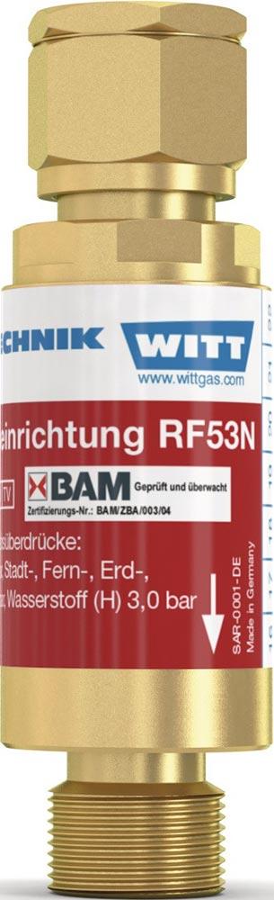 Sicherheitseinrichtung TYP RF 53 N G 3/8 LH Brenngas