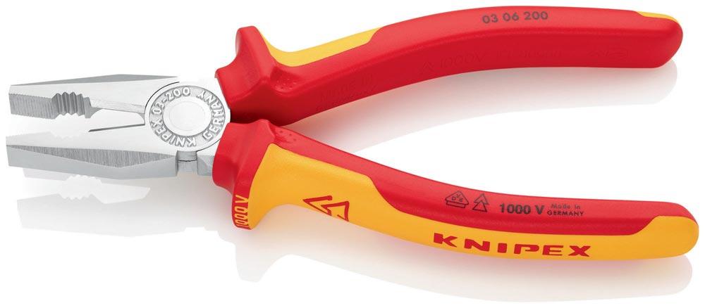 Kombizange Länge 200 mm Mehrkomponenten-Hüllen verchromt VDE Kombizange Länge 200 mm Mehrkomponenten-Hüllen verchromt VDE