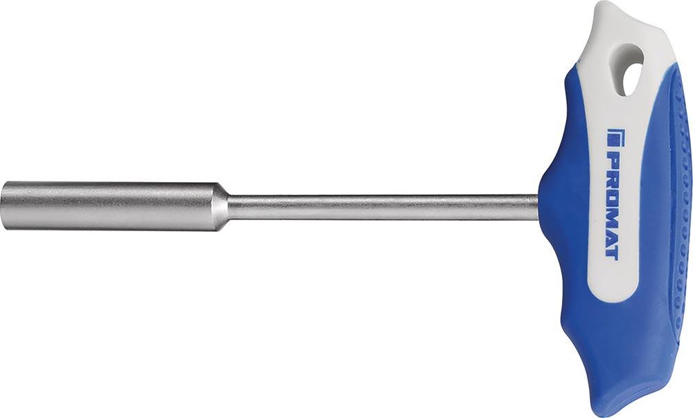 Sechskantsteckschlüssel Schlüsselweite 8 mm Klingenlänge 230 mm Ausführung 2-Komponentengriff mit Quergriff