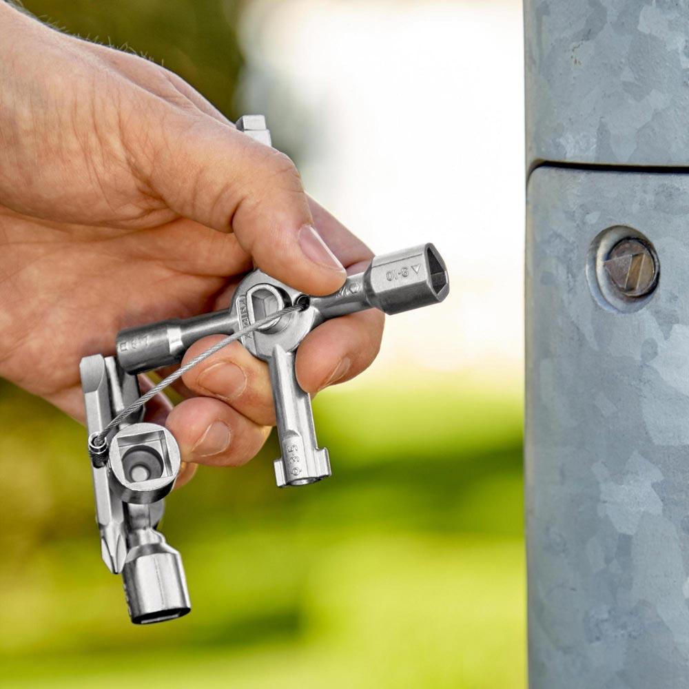 Schaltschrankschlüssel TwinKey® 6 Funktionen mit Magnet Verbindung Schaltschrankschlüssel TwinKey® 6 Funktionen mit Magnet Verbindung