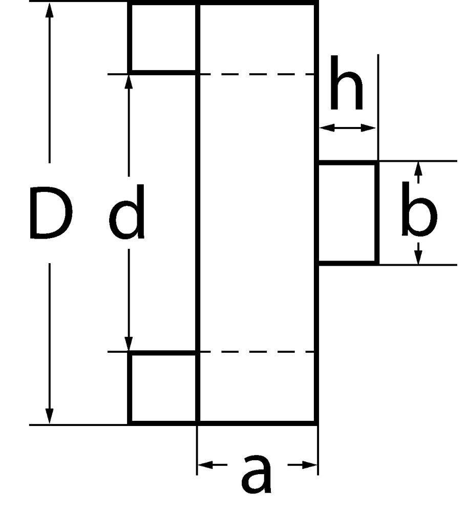 Mitnehmerring für Spann-Ø 22 mm