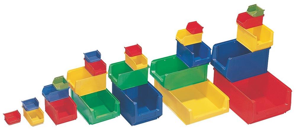 Sichtlagerkasten L500/450xB310xH140mm PE blau