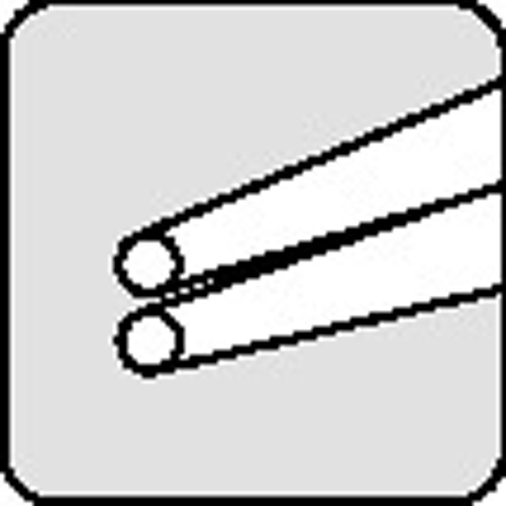 Rundzange Länge 160 mm Zange verchromt VDE Mehrkomponenten-Hüllen