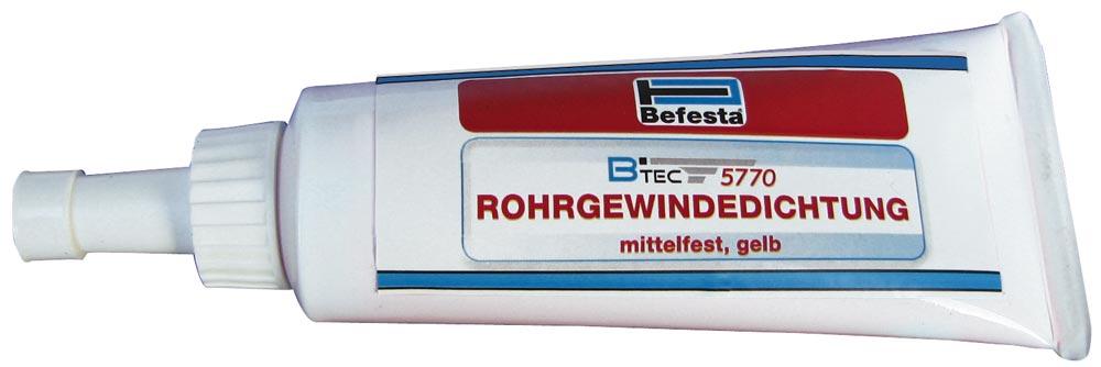 Rohrgewindedichtung Btec 5770, 50 ml-Softtube, mittelfest, gelb