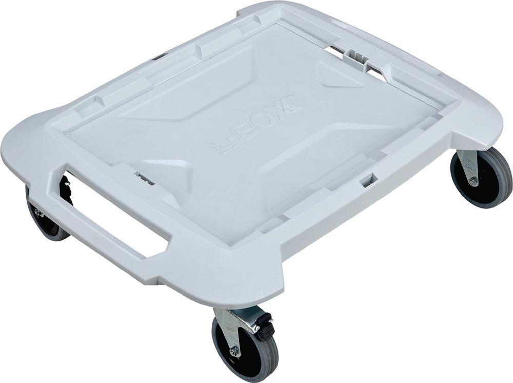 Transportroller L-BOXX® Trade Tragfähigkeit bis 100 kg L492xB646mm Kunststoff grau, weiß