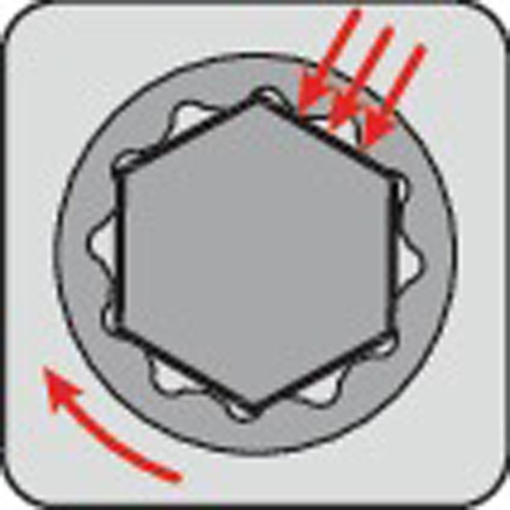 Doppelringschlüssel 19 x 24 mm 325 mm tief gekröpft