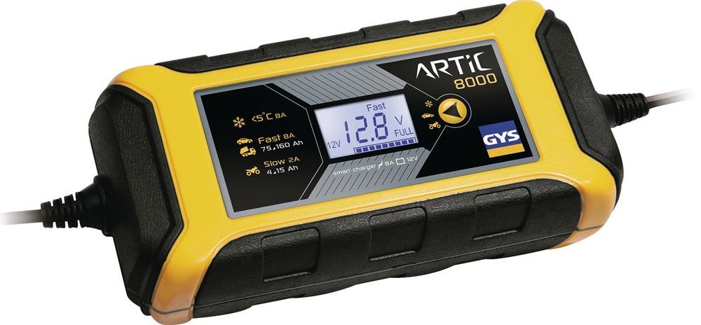 Batterieladegerät ARTIC 8000 12 V 2 / 8 A