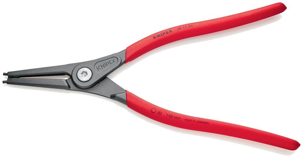 Präzisionssicherungsringzange A 4 für Wellen Ø 85 - 140 mm Länge 320 mm
