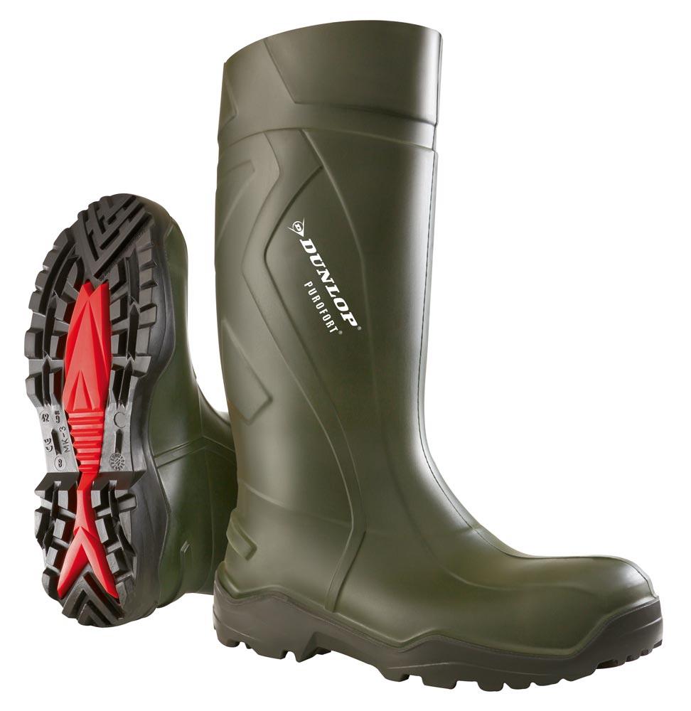 Dunlop Purofort+ full safety, Farbe grün/schwarz, Gr. 44