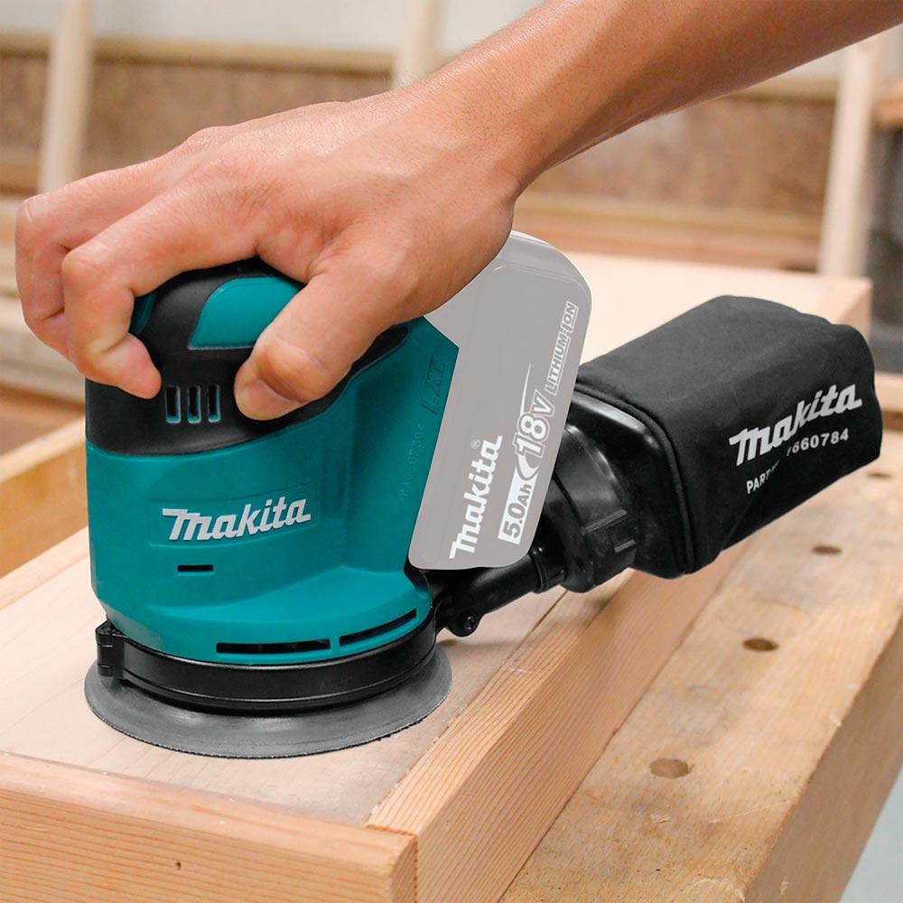 MAKITA Akku-Exzenterschleifer DBO 180 Z 18 V 125 mm (ohne Akku/Ladegerät)