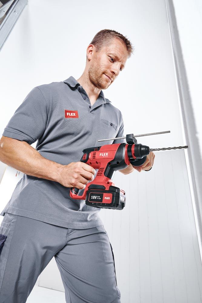 FLEX Akku-Kombi-Bohrhammer CHE 18.0-EC/5.0 Set