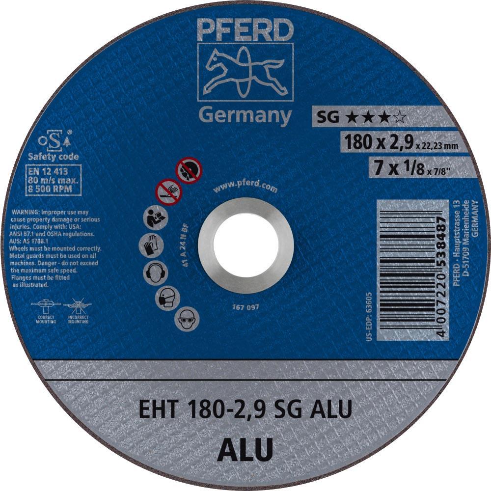 Trennscheibe SG ALU D180x2,9mm gerade Aluminium Bohrung 22,23 mm