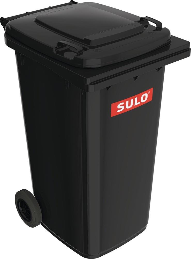 Müllgroßbehälter 240 l HDPE anthrazitgrau fahrbar, nach EN 840