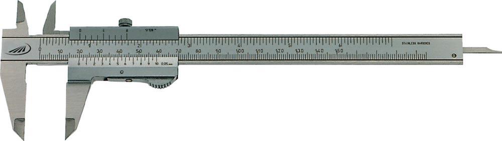 Taschenmessschieber DIN 862 DUO-FIX 150 mm Feststellschraube / Momentfeststellung eckig Taschenmessschieber DIN 862 DUO-FIX 150 mm Feststellschraube / Momentfeststellung eckig