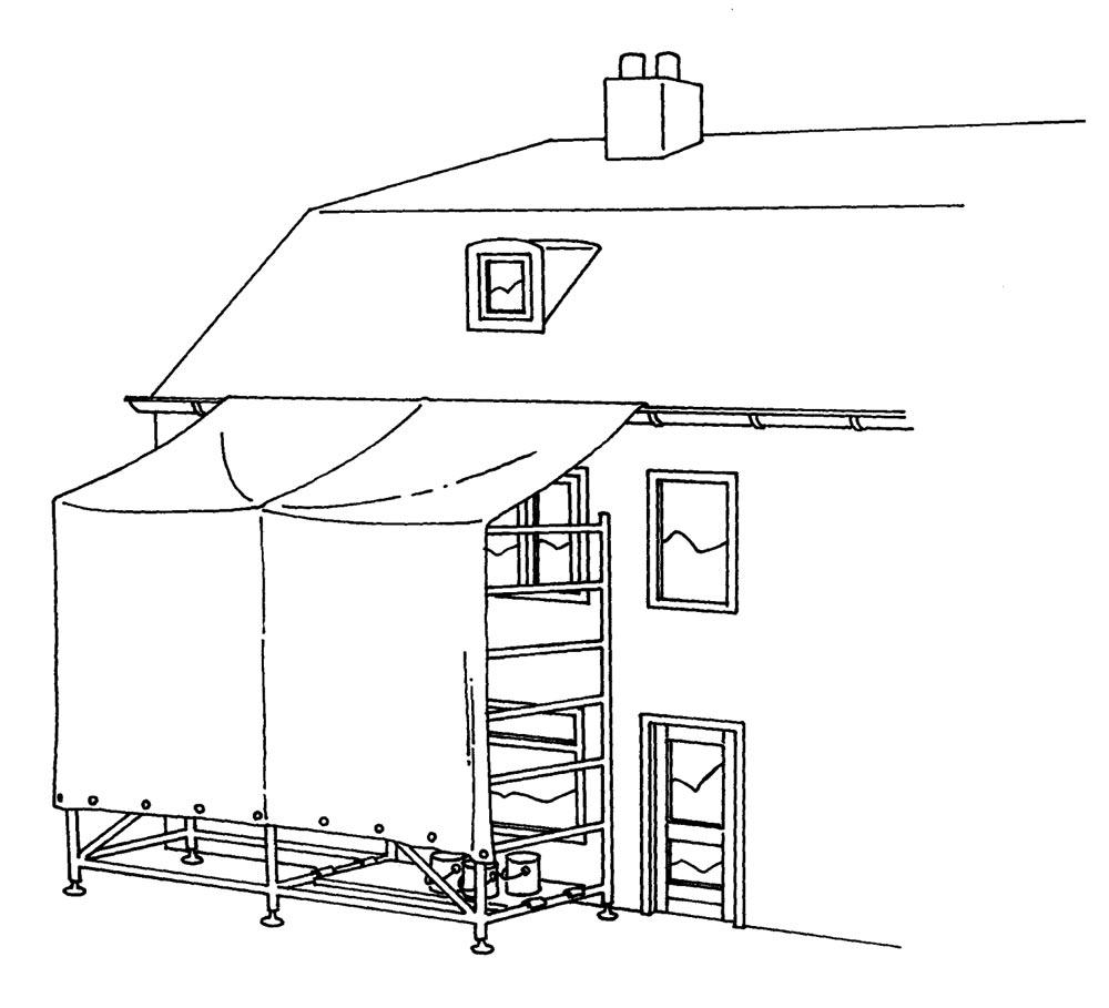 Abdeckplane multi TARP standard, LDPE besch. 110 g/qm, 4x5 m, VE 3 Stück, Farbe grün