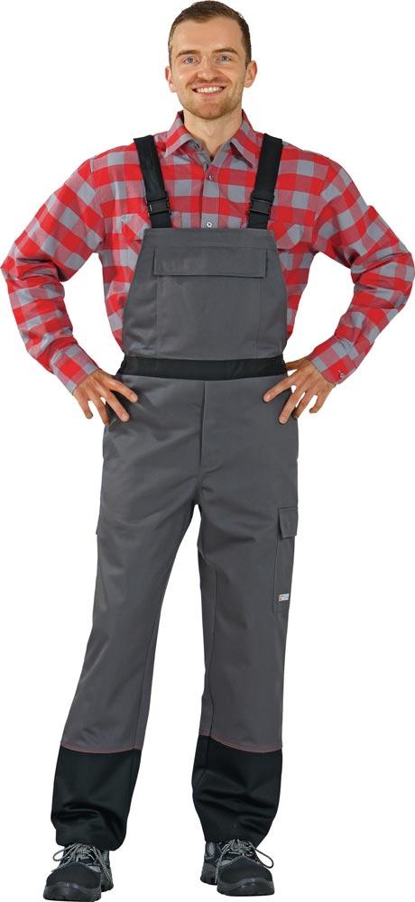 Schweißerschutzlatzhose Weld Shield Größe 48 grau/schwarz