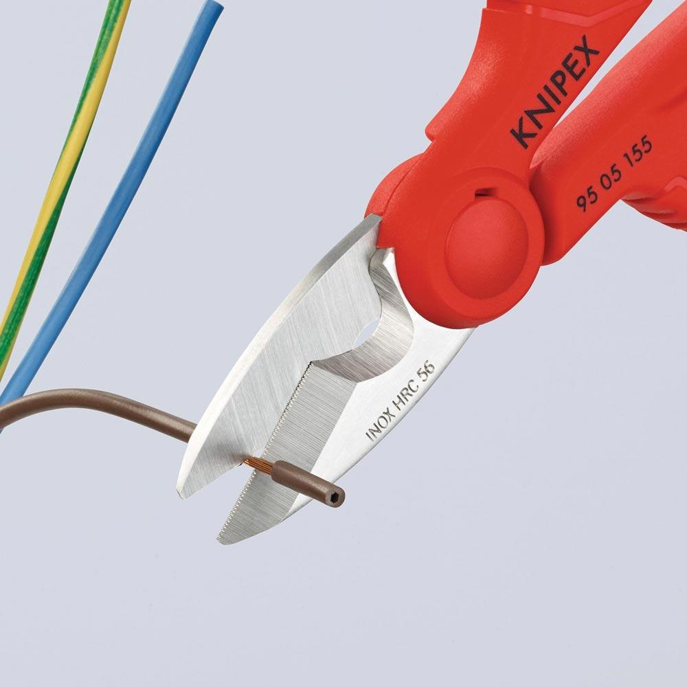 Elektriker-/Handwerkerschere Länge 155 mm 2-K.-Hüllen Elektriker-/Handwerkerschere Länge 155 mm 2-K.-Hüllen