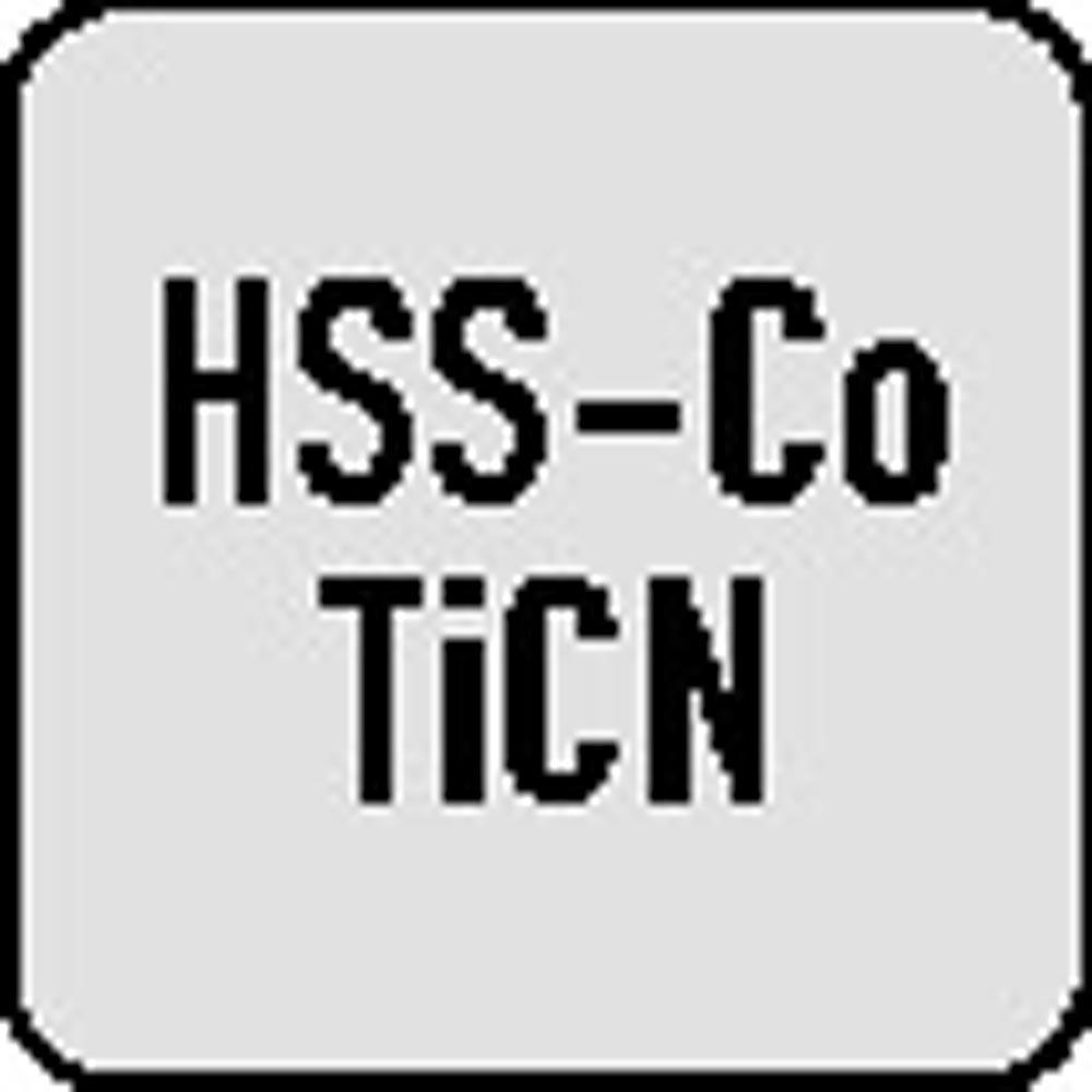 Walzenstirnfräser DIN 1880 Typ HR Nenn-Ø 40 mm HSS-Co5 TiCN Schneidenanzahl 7