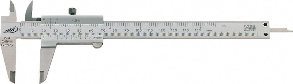 Taschenmessschieber DIN 862 SOFT-SLIDE 150 mm Feststellschraube eckig Taschenmessschieber DIN 862 SOFT-SLIDE 150 mm Feststellschraube eckig