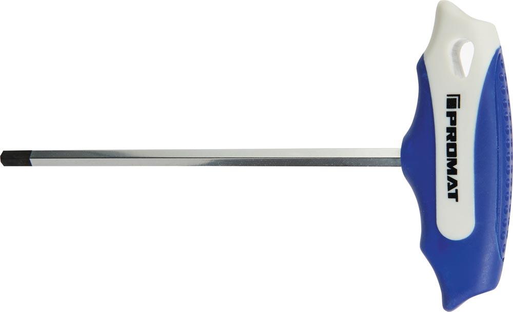 Stiftschlüssel mit Quergriff Schlüsselweite 6 mm Klingenlänge 150 mm S2-Stahl