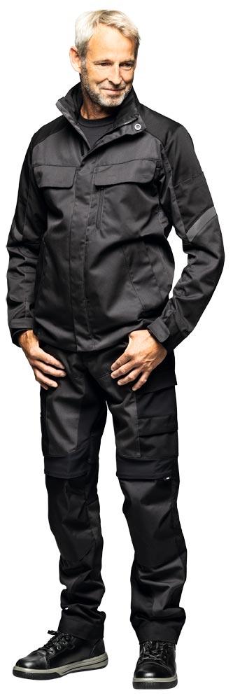 Arbeitsjacke FRANK, rot-schwarz Gr. M Arbeitsjacke FRANK, rot-schwarz Gr. M