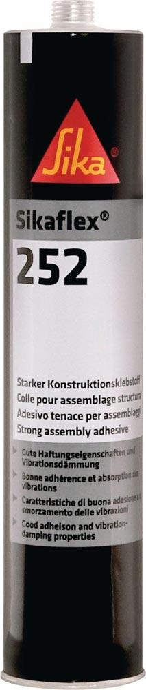Konstruktionsklebstoff Sikaflex®-252 schwarz 300 ml Kartusche