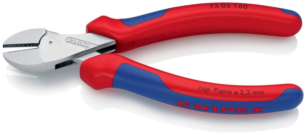 Kompaktseitenschneider X-Cut® Länge 160 mm Kopf verchromt Mehrkomponenten-Hüllen