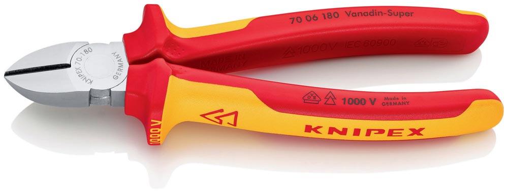 Seitenschneider Länge 180 mm VDE Mehrkomponenten-Hüllen