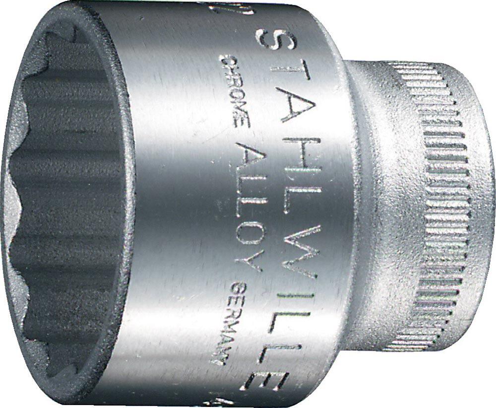Steckschlüsseleinsatz 45 3/8  12-kant Schlüsselweite 24 mm Länge 35 mm