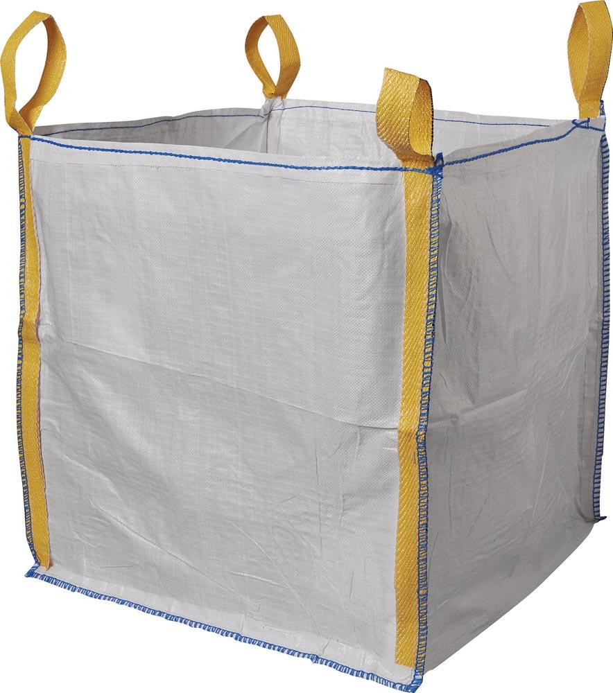 Transportsack Big Bag Länge 900 mm Breite 900 mm Höhe 900 mm Tragfähigkeit 1500 kg Aufdruck: ohne