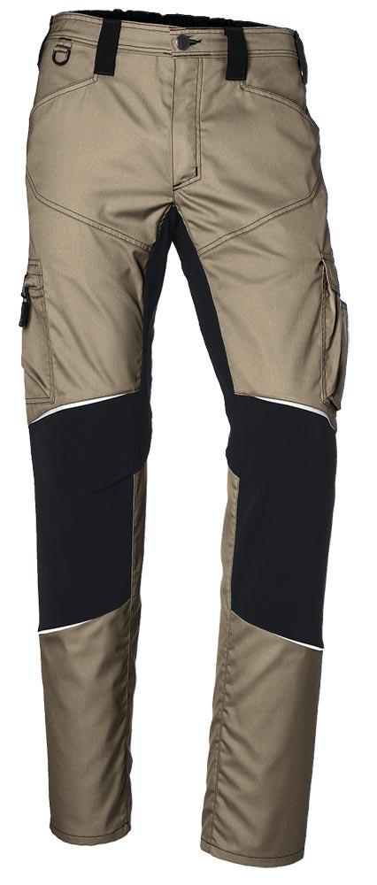 ACTIVIQ Stretchhose, sandbraun/schwarz, Gr. 52