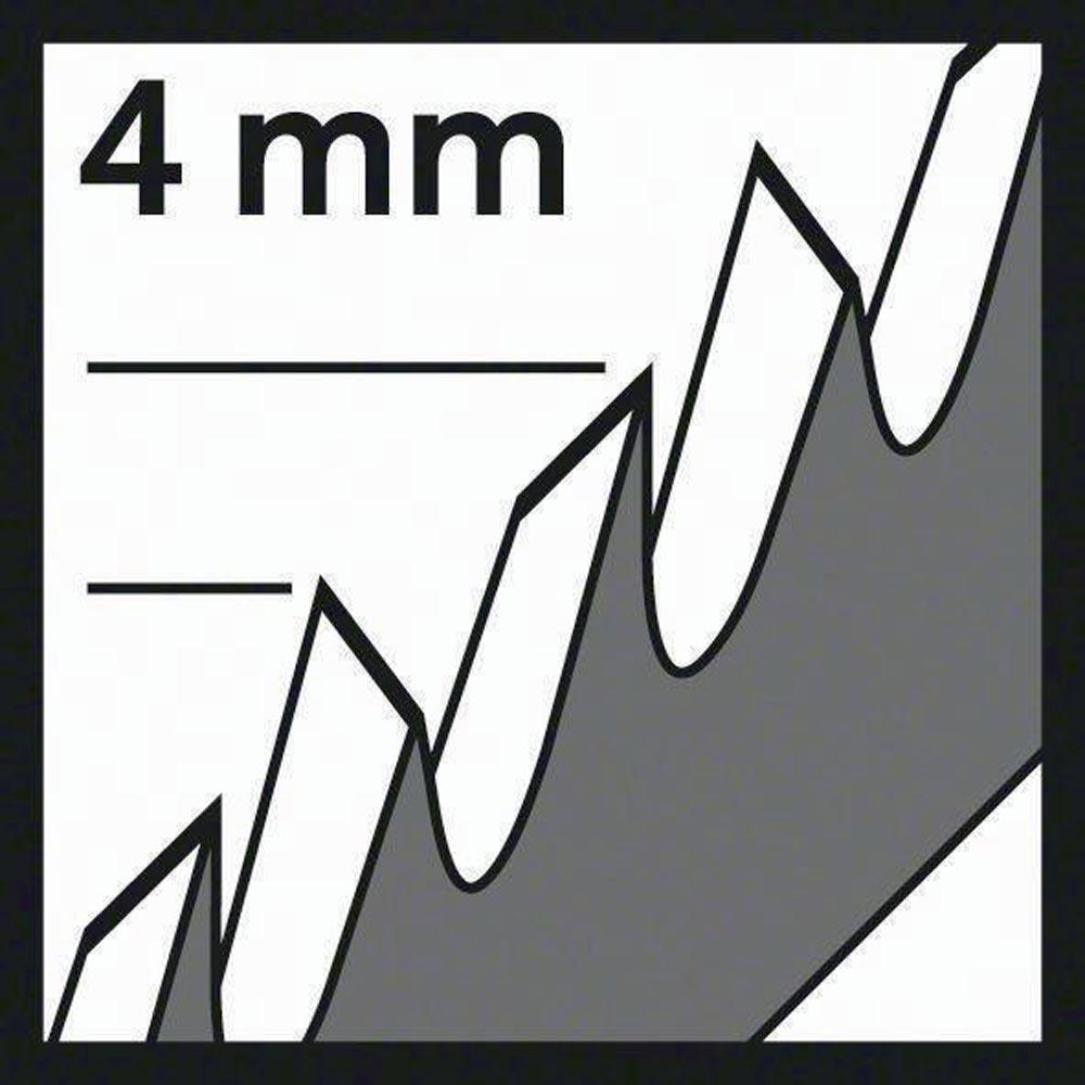 Stichsägeblatt T 144 DP Gesamtlänge 100 mm Zahnteilung 4 mm HCS 5 Stück / Karte