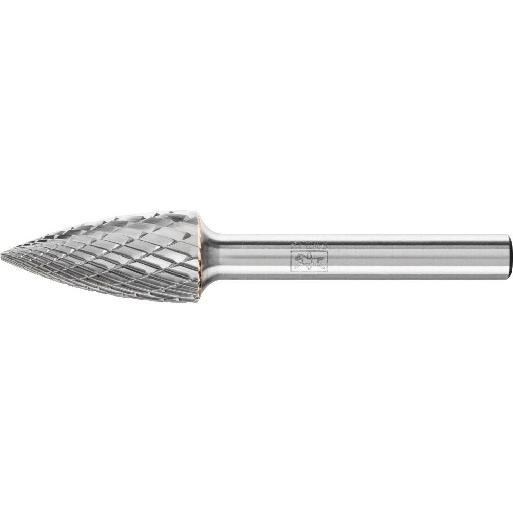 Frässtift SPG Ø 12 mm Kopflänge 25 mm Schaft-Ø 6 mm Hartmetall Verzahnung 3 PLUS