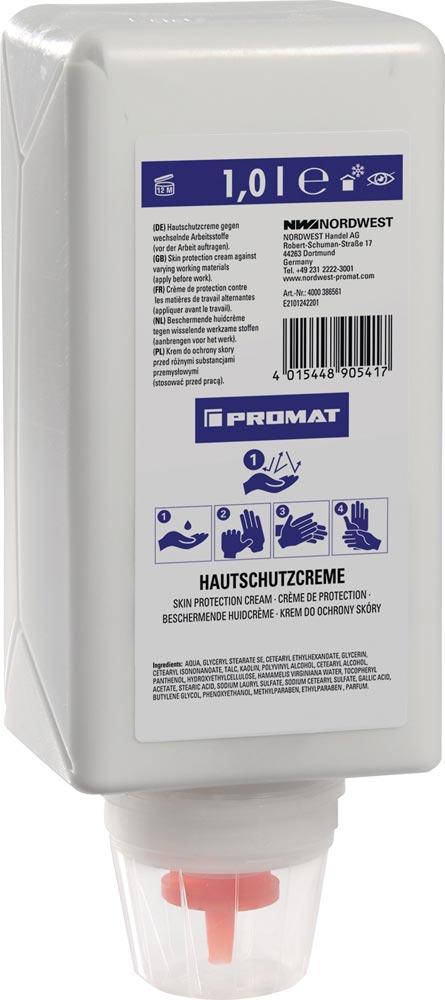 Hautschutzcreme 1 l silikonfrei, parfümiert