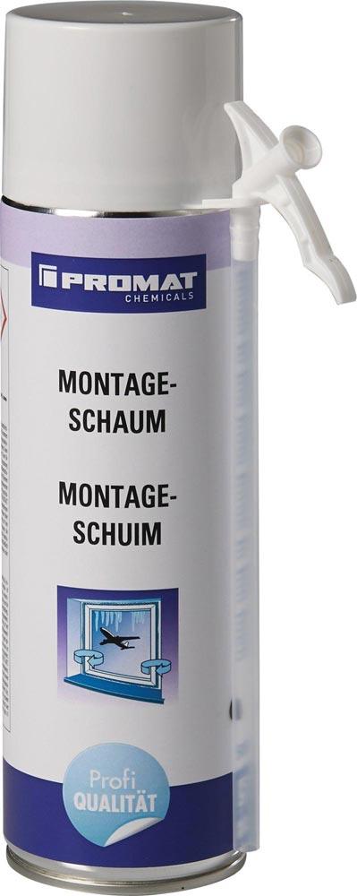 1K-Montageschaum 500 ml B2 champagner mit Einweghandschuhen Dose
