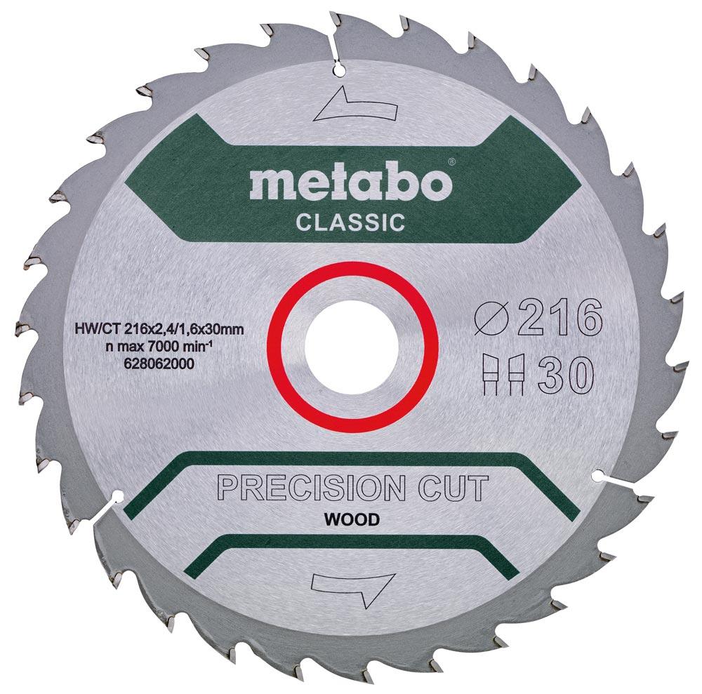 Sägeblatt precision cut wood - classic, 216x2,4/1,6x30, Z30 WZ 22