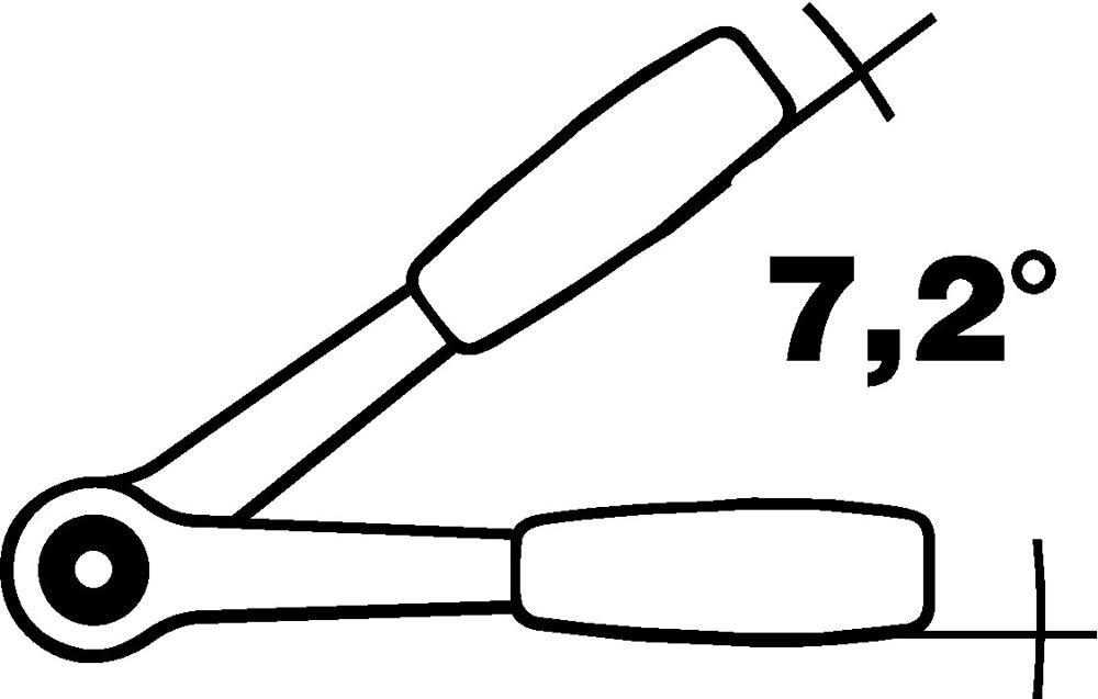 Umschaltknarre 3293 U-2 3/4  50 Zähne Schaltscheibe