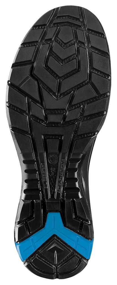 Sicherheitsschuh Paul Größe 43 schwarz/blau S3 SRC ESD EN ISO 20345 Mikrofaser