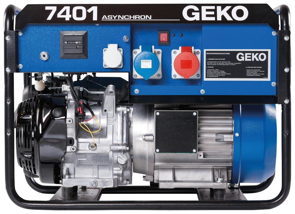 GEKO Stromerzeuger 7401 ED-AA/HHBA, 6580/5500 VA, (400/230 V),Benzin,Handstart