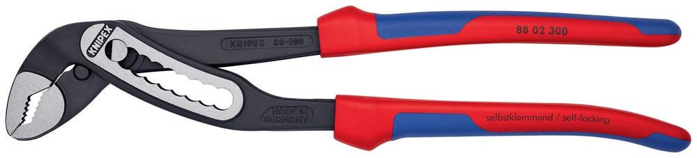 Wasserpumpenzange Alligator® Länge 300 mm Spannweite 60 mm poliert Mehrkomponenten-Hüllen