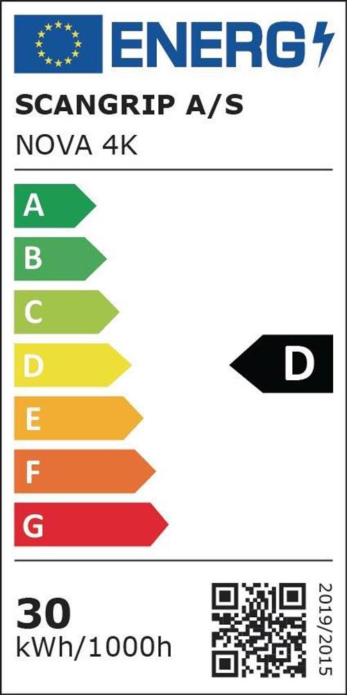 LED-Strahler NOVA 4K 30 W 400 - 4000 lm 5 m H05RN-F 3x1 mm IP67