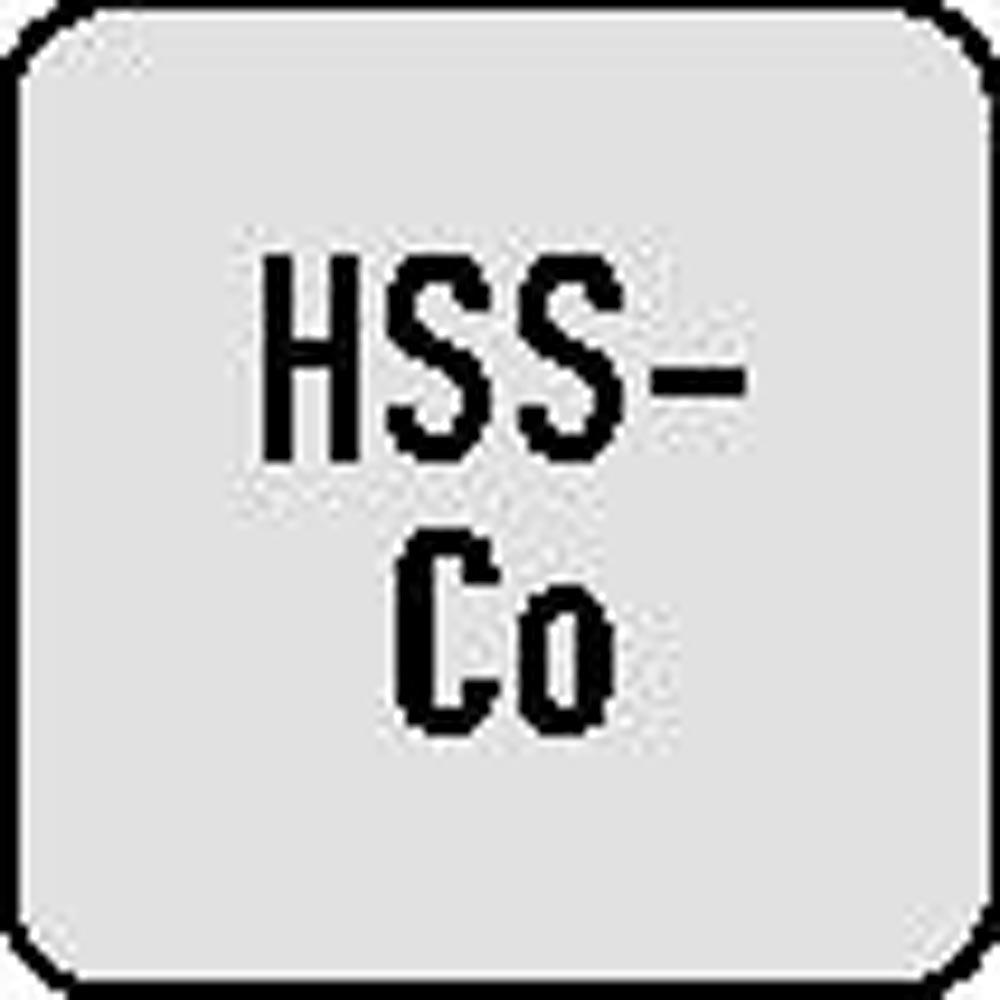 Viertelkreisprofilfräser DIN 6518 B Typ N Radius 2,5 mm HSS-Co DIN 1835 B Schneidenanzahl 4